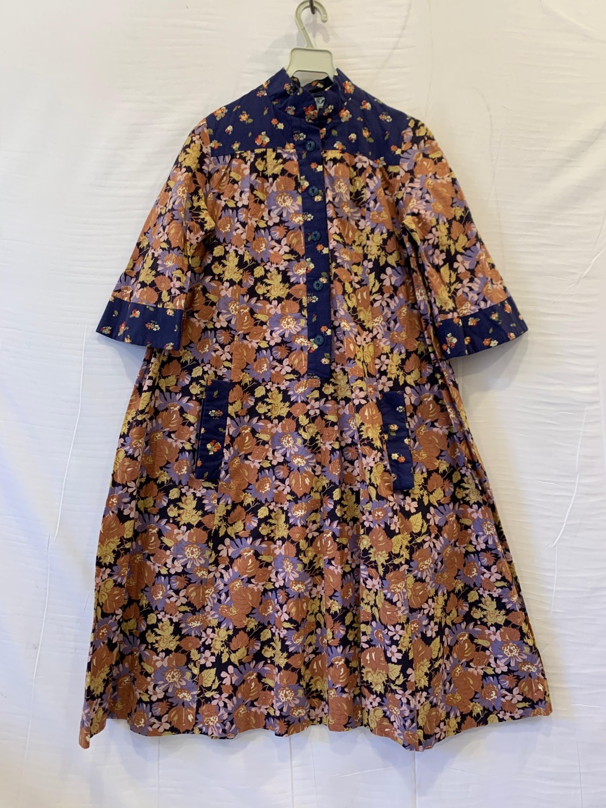 Vtg Taramisa Dress 70s 80s Liberty of London Floral Print Made in England #240