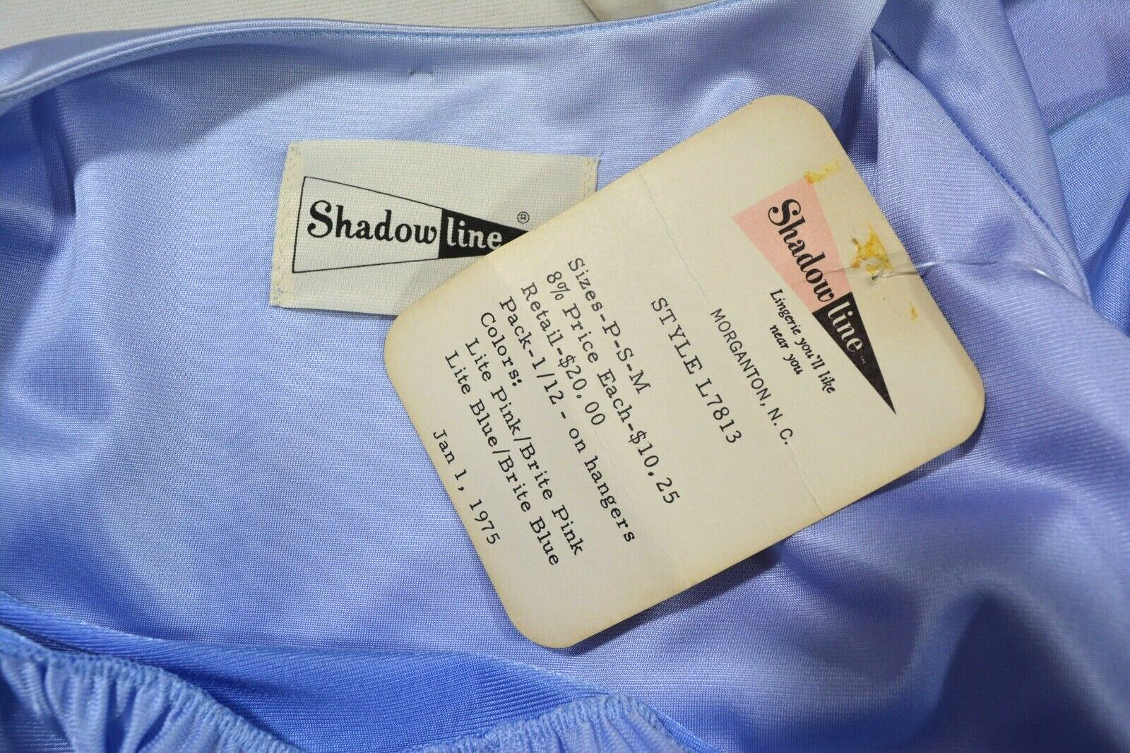 SHADOWLINE Robe or House Coat, Blue, Button & Zip Front, NOS With Tags VTG 70&rsquo;s