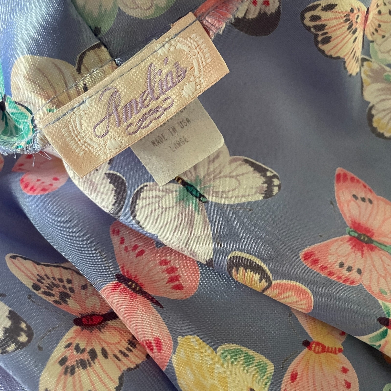 3pc Vintage Robe + Slip SET