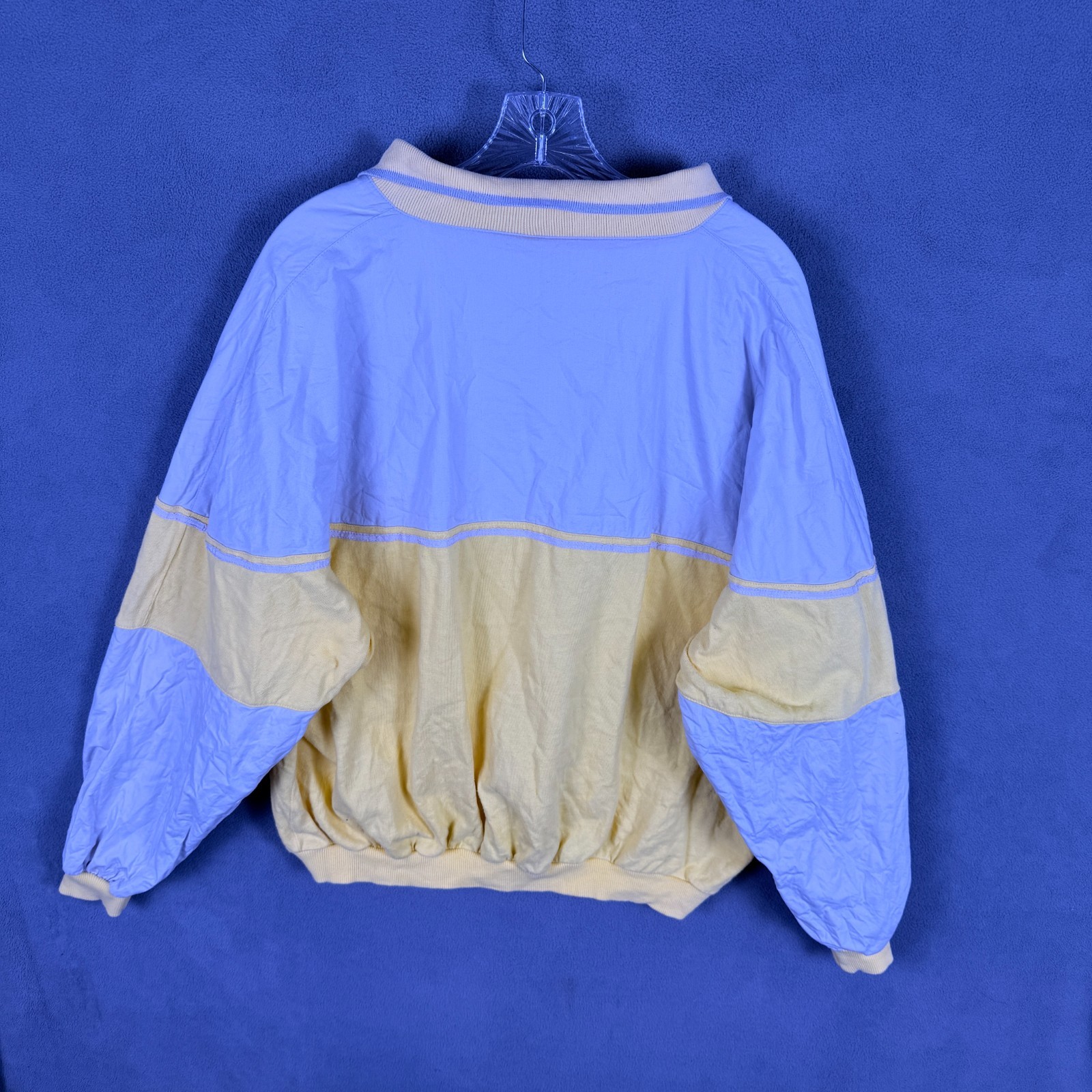 VINTAGE 80s Cherokee Womens Pullover M Colorblock RARE Boho Sweatshirt