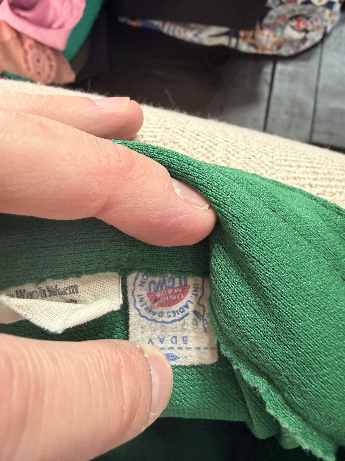 Lords & Taylor Vintage Green Maxi Skirt Women&rsquo;s Regular Size Made in USA