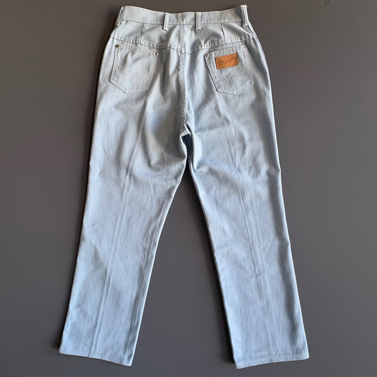 Vintage Wrangler Misses Jeans | Prentice Zip | Size 18 | Wide Leg 1970s 1960s