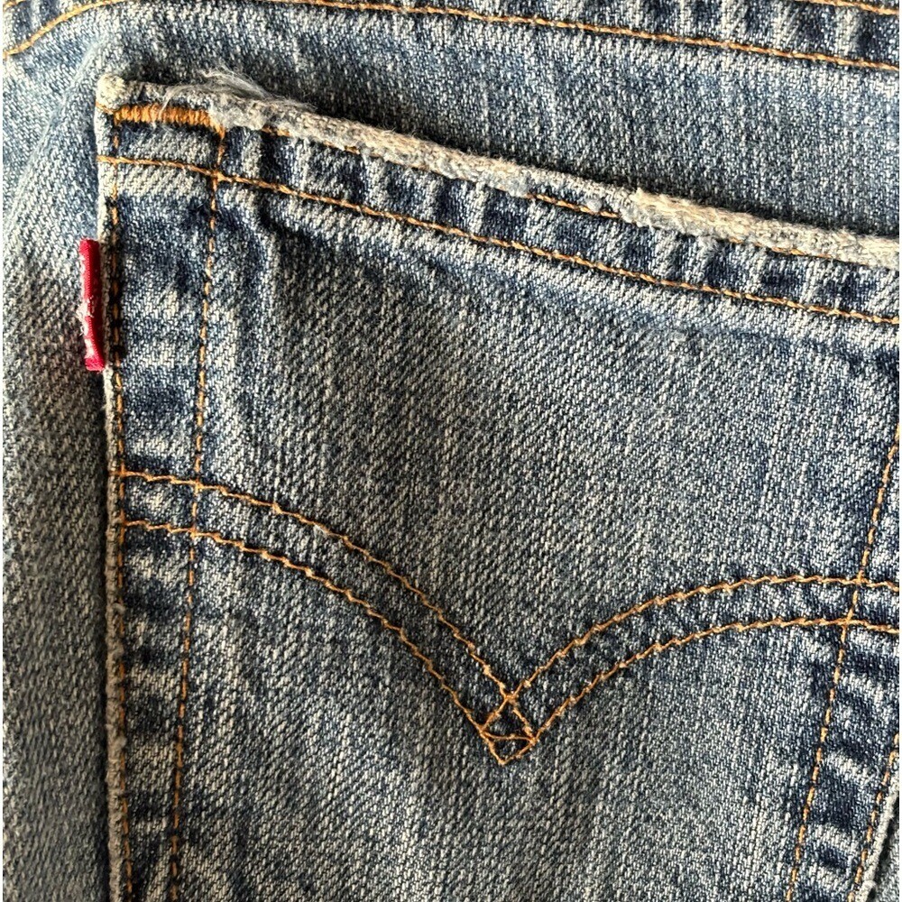 VTG Levi&rsquo;s 2001 518 Super-low Bootcut Made in USA 05/2001 Vintage Sz 7 Juniors