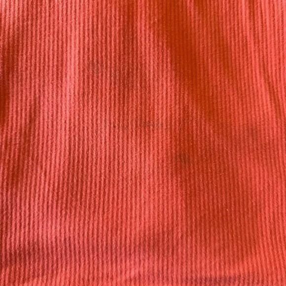 Y2K vintage orange Aeropostale embroidered logo henley short sleeve top mcbling