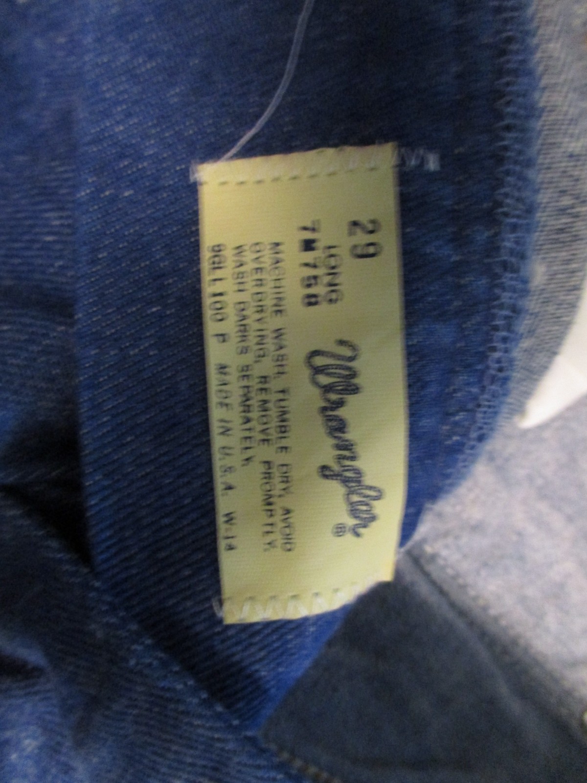 VTG Wrangler Wrapid Transit Womens Straight Leg Jeans 29 Long Deadstock NOS USA