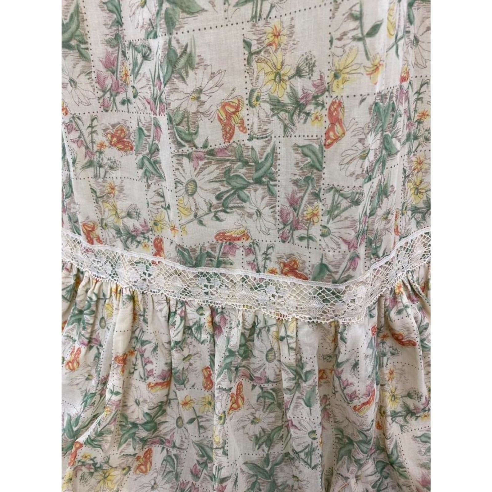 Whimsigoth Cottagecore Feminine Boho Festival Maxi Dress Lace Bell Sleeves