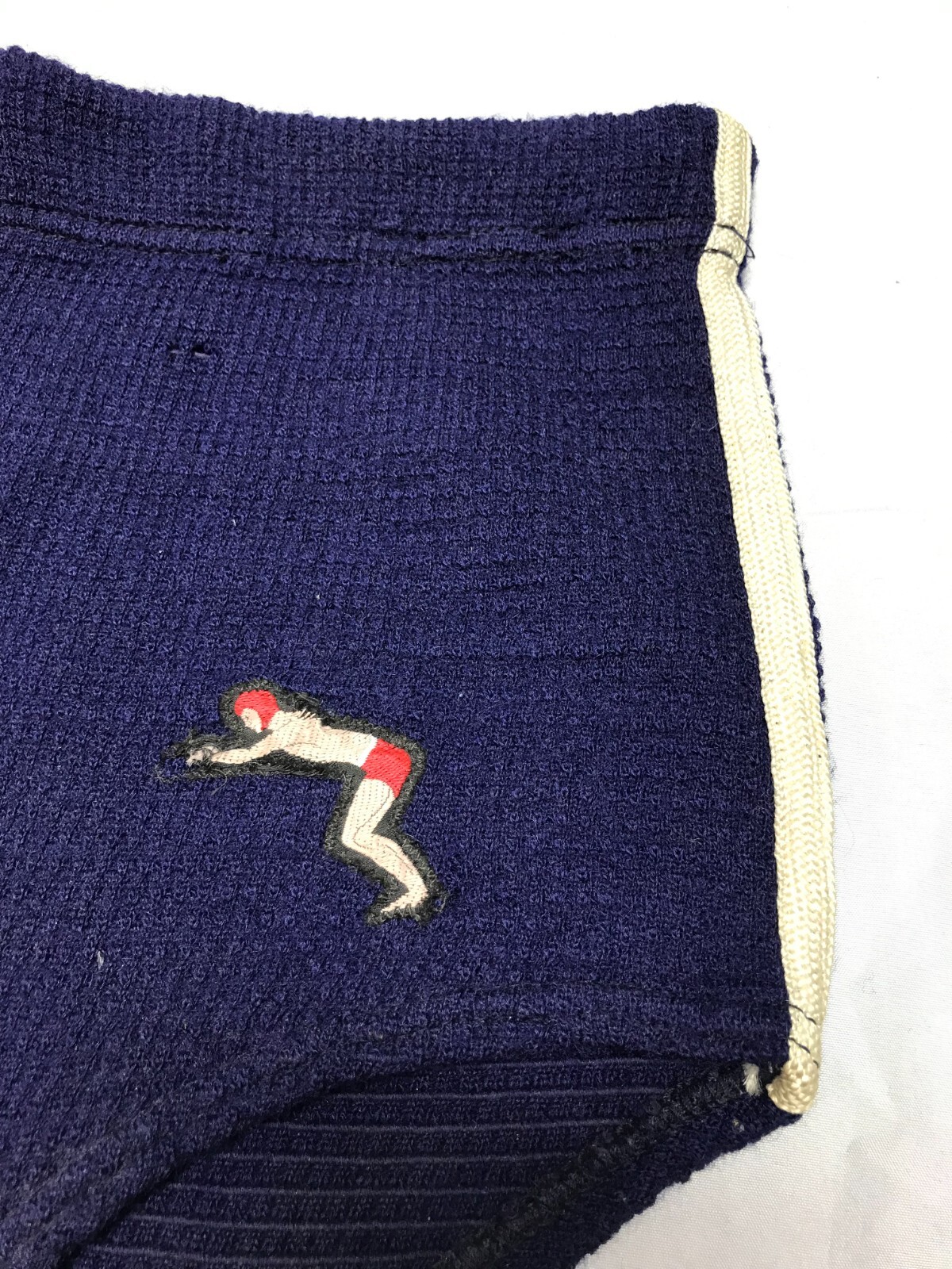 VTG 1930s Rona-Lastic Blue Wool Bathing Suit Beach Wear Swimsuit Old 1244-23B