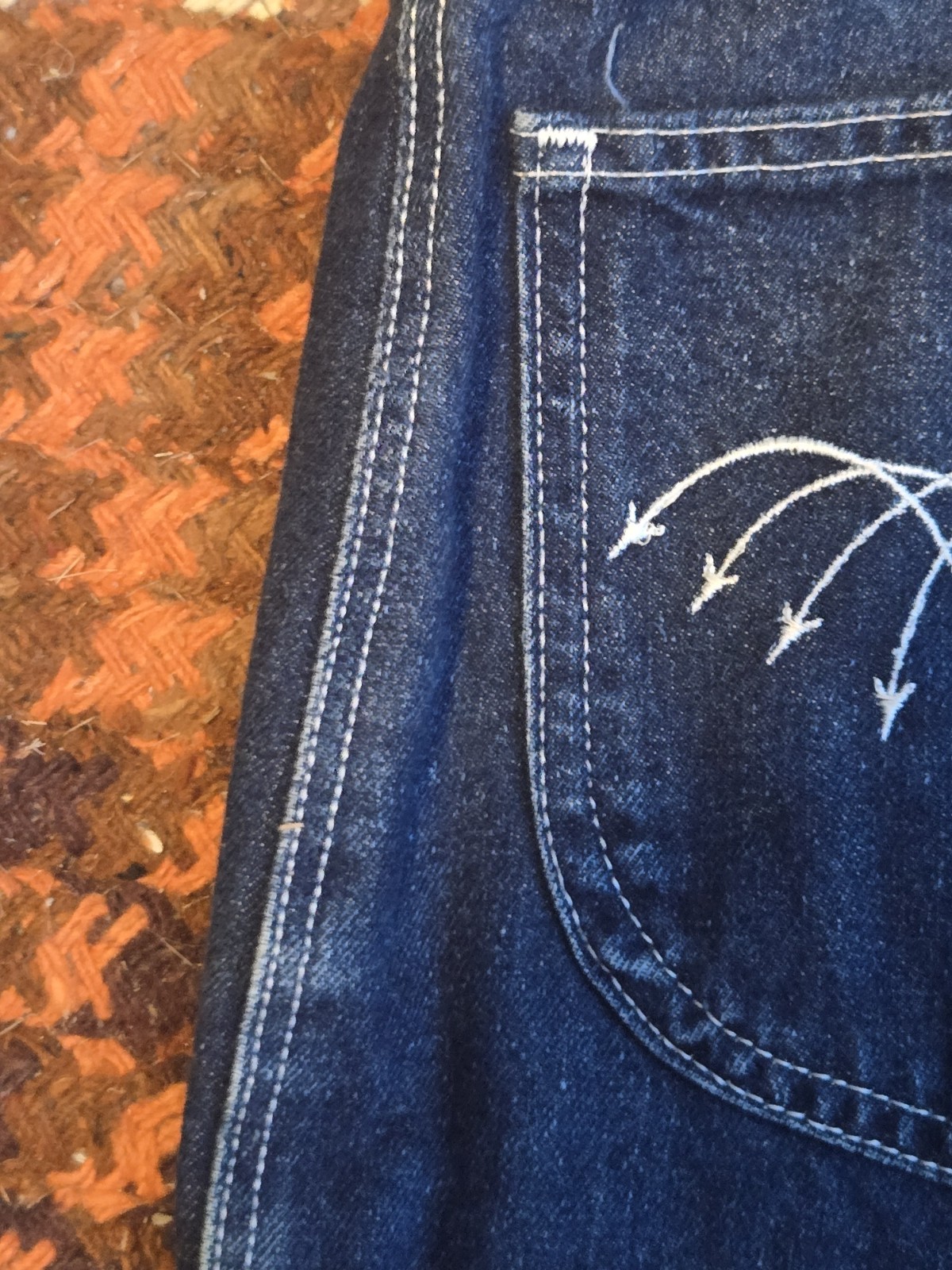 Vintage Pizzazz New York Paris Jeans High Waist Sz 16 60s 70s