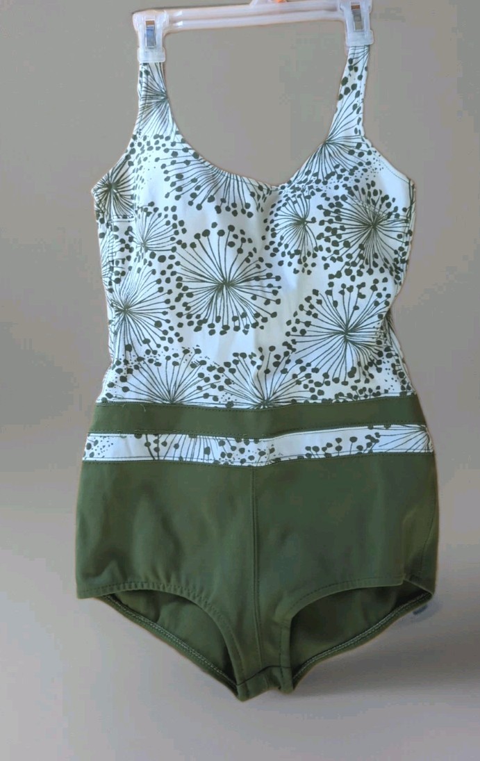 Vintage 1960s Pinup Bathing Swimsuit Catalina Play Suit Star Burst Swim Suit