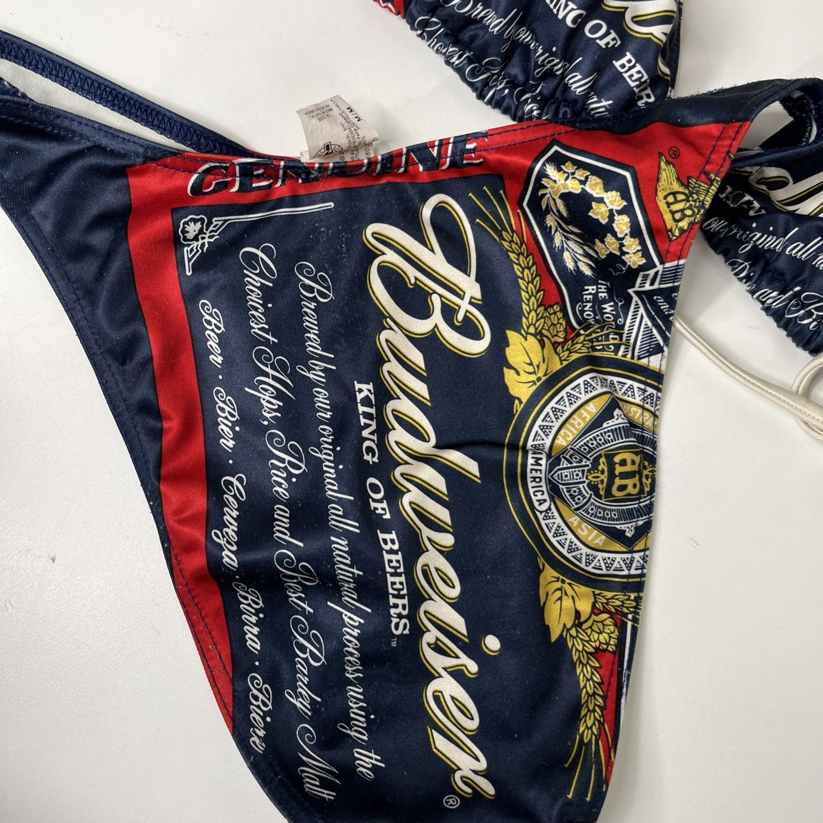Budweiser Swim Suit Bikini 2002 Women&rsquo;s Vintage Size Medium