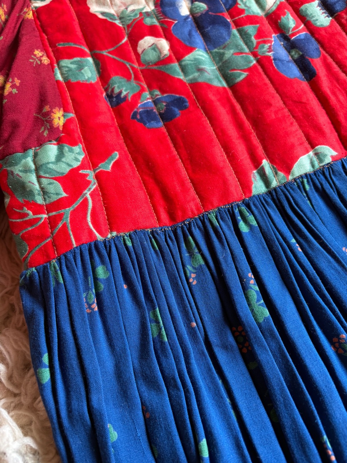 Vintage 1970s Afghani Patchwork Dress, Ashanti Bazaar