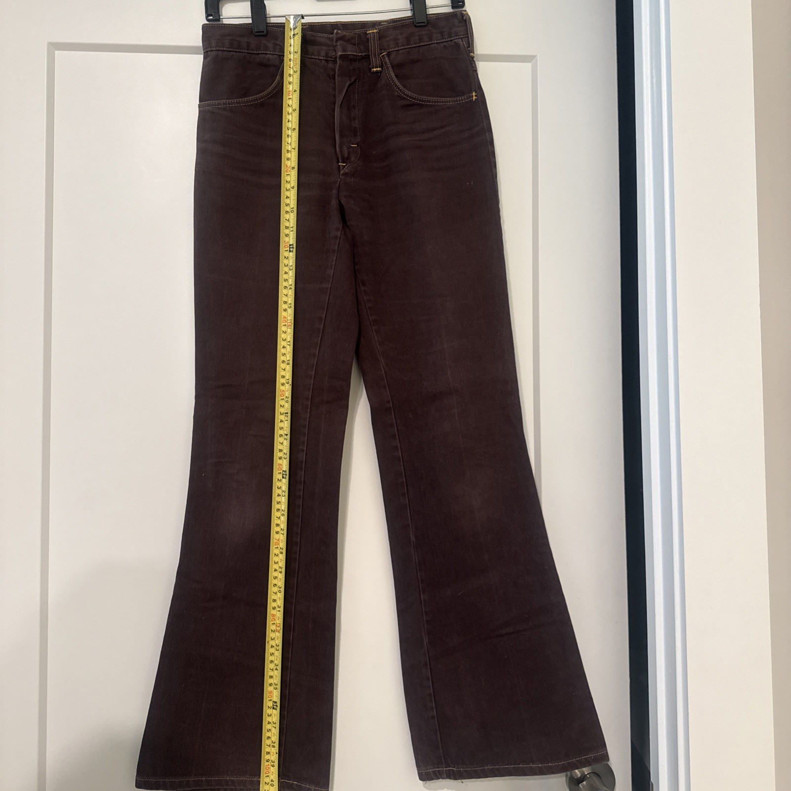 Vintage Brown Flare Leg Pants/Jeans See Description