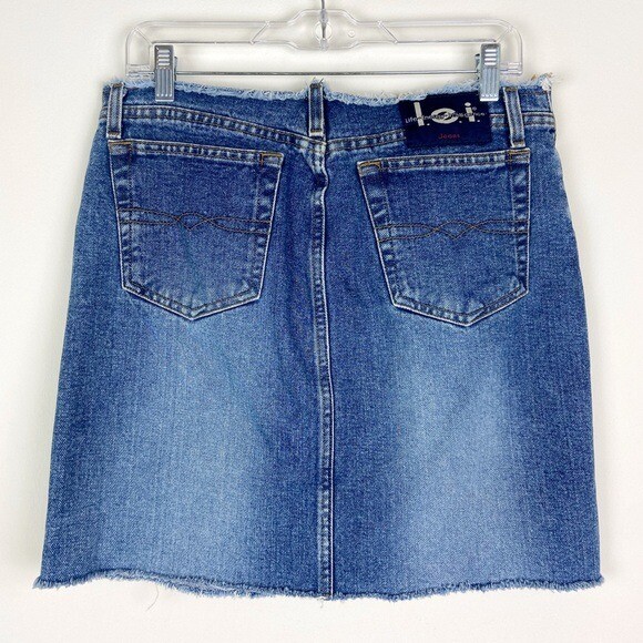 l.e.i. Y2K Denim Jean Mini Skirt