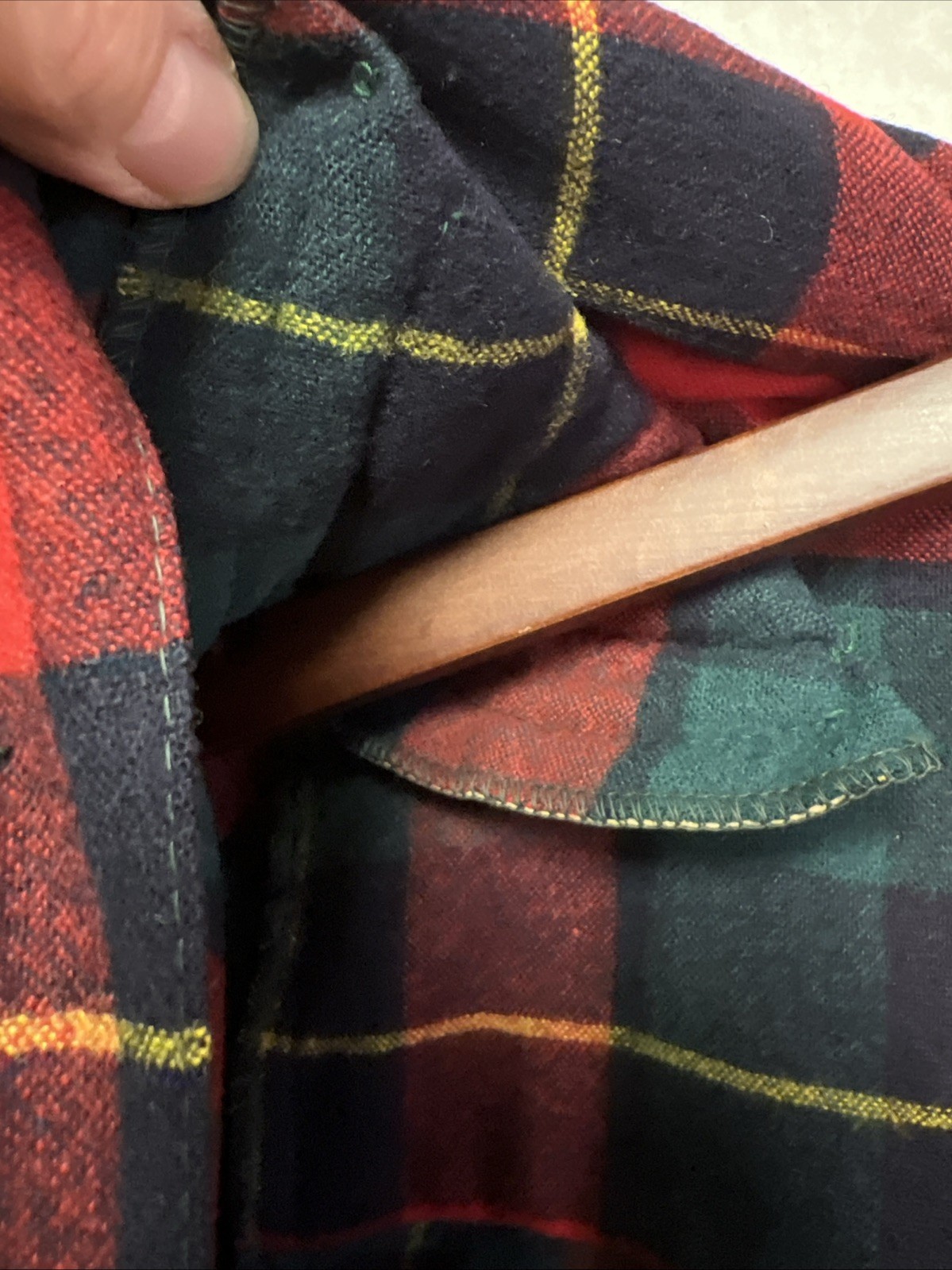 Vintage 50s Pendleton 49er Jacket Shadow Plaid Sz M Rockabilly