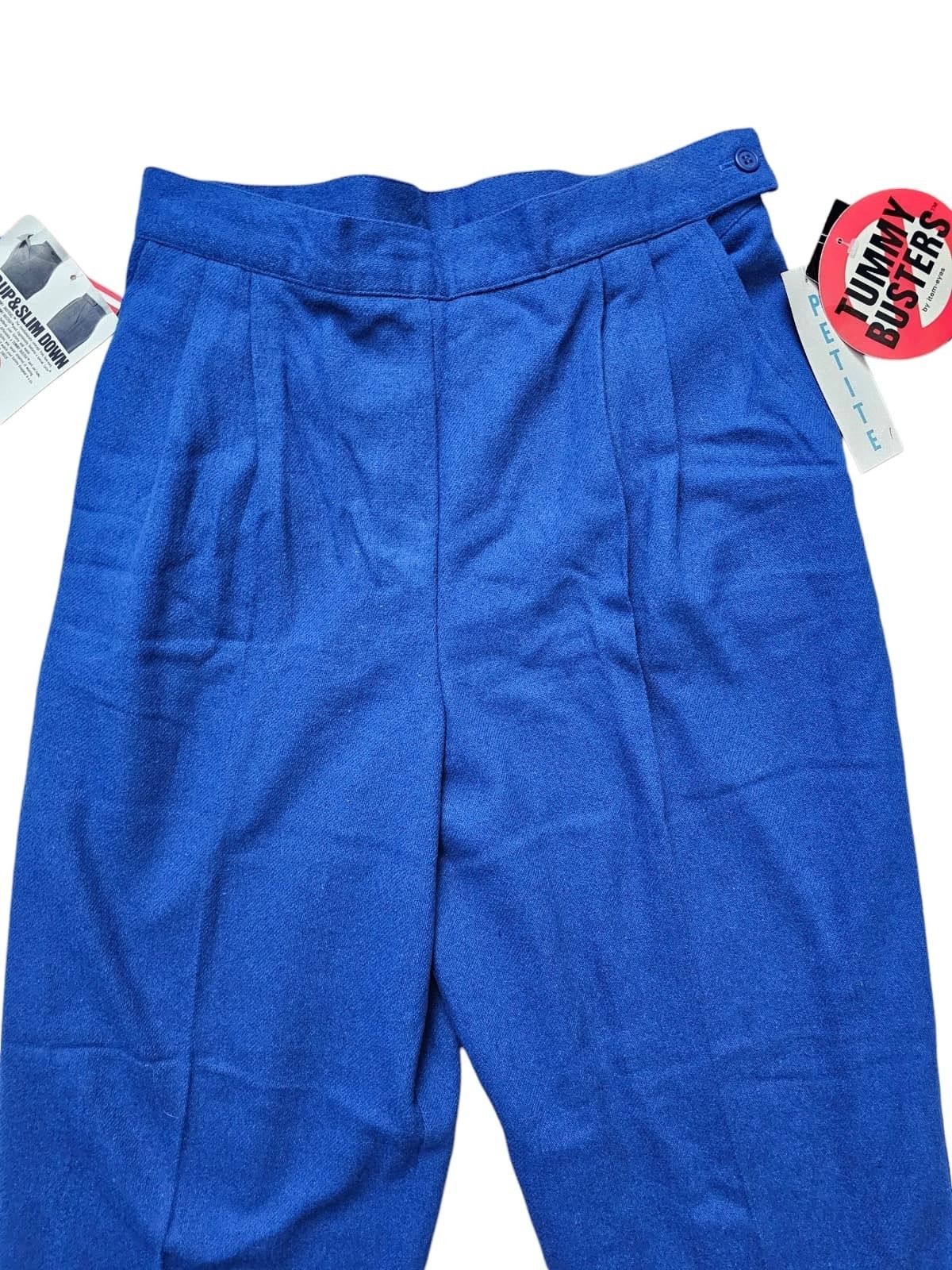DEADSTOCK! 80s – 90s Item-Eyes tummy-buster pleated front trousers . size 16P