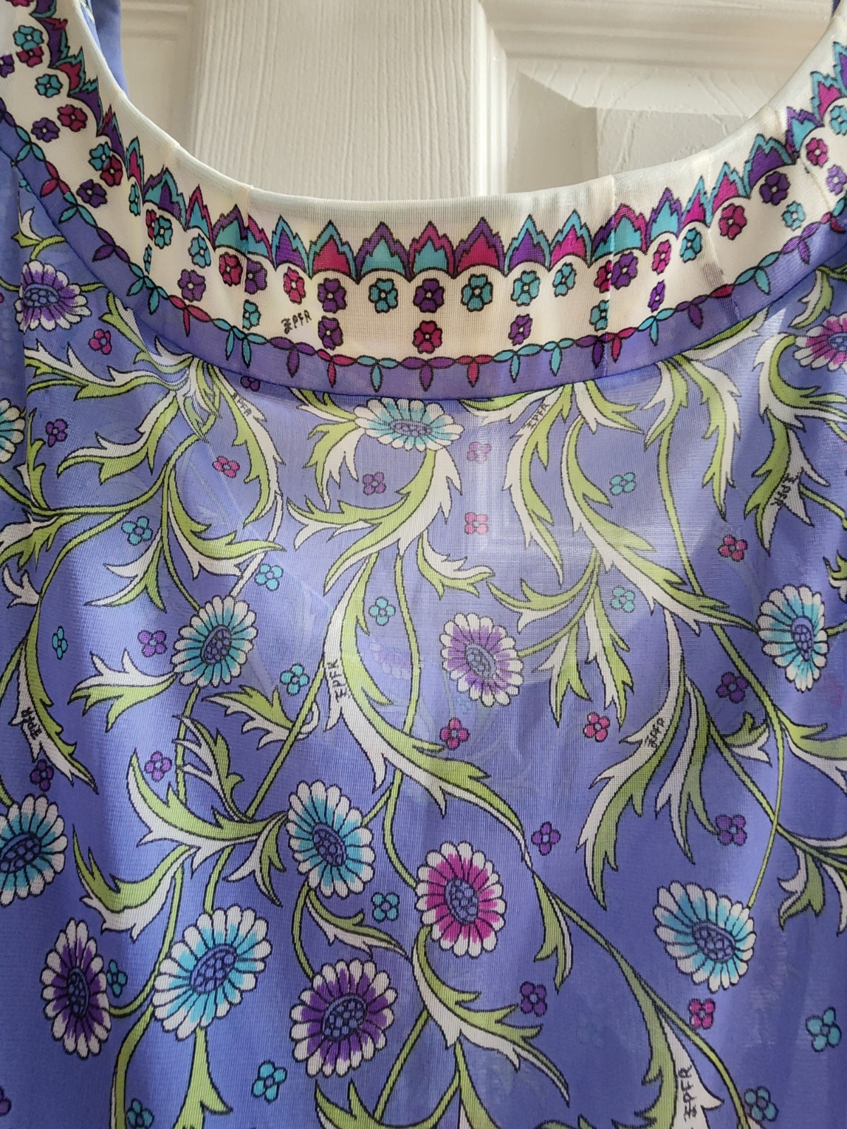 Vintage 1960&rsquo;s Emilio Pucci for Formfit Rogers Nightgown Slip Dress Medium VTG