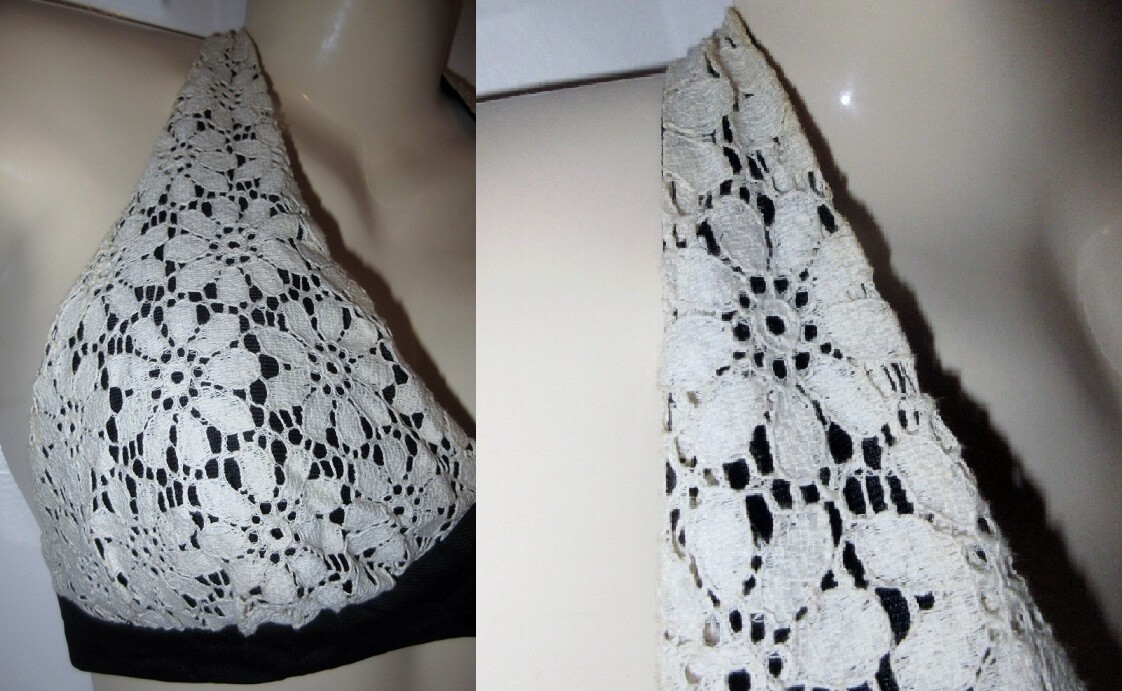 VTG 70s 2 Pc Bikini Top Full Swing Maxi Skirt 5 Hippy BoHo Crocheted Lace Outfit