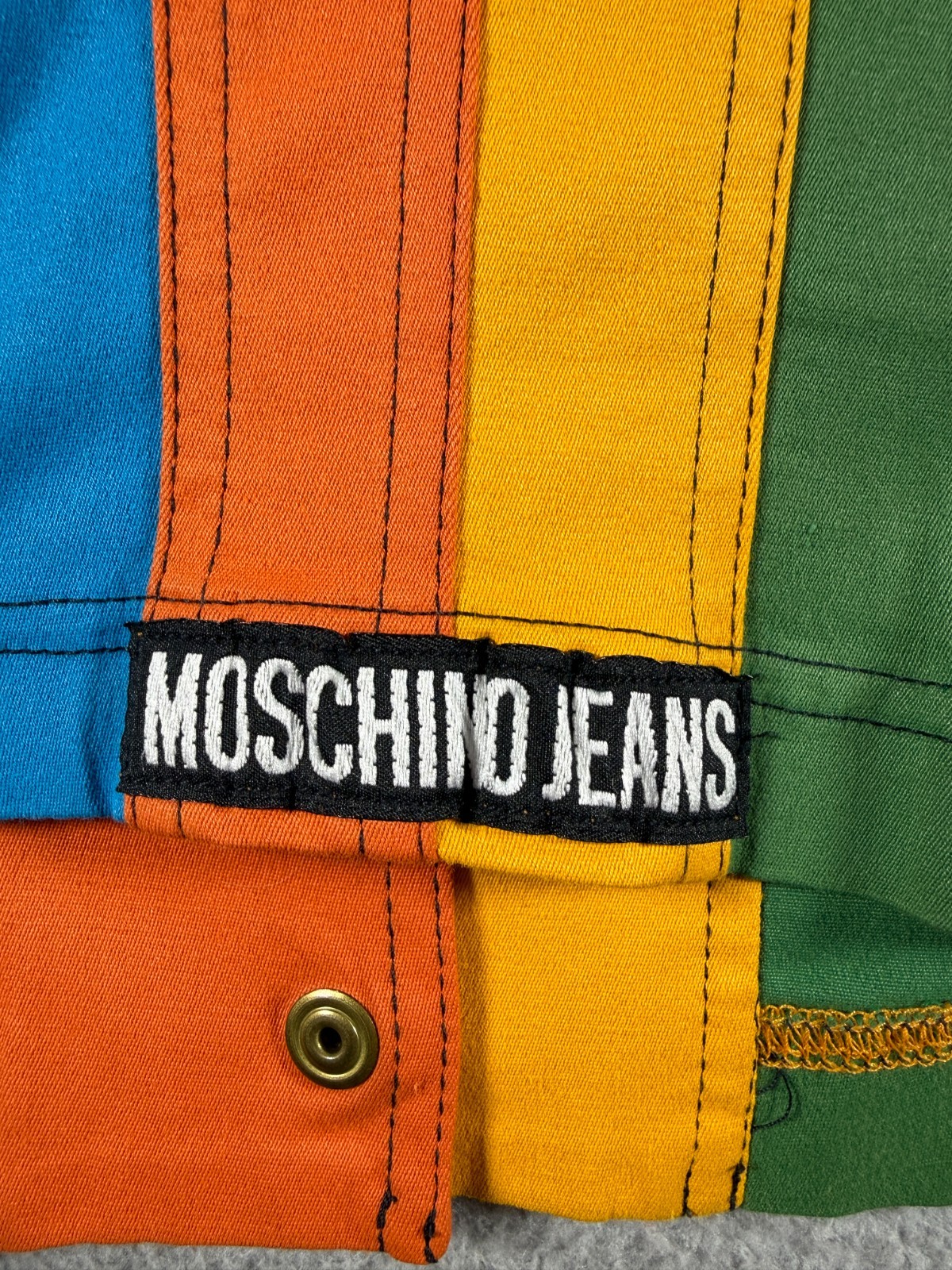 Rare Vintage MOSCHINO late 80&rsquo;s early 90&rsquo;s Jacket & Skirt set Size 8 Made Italy