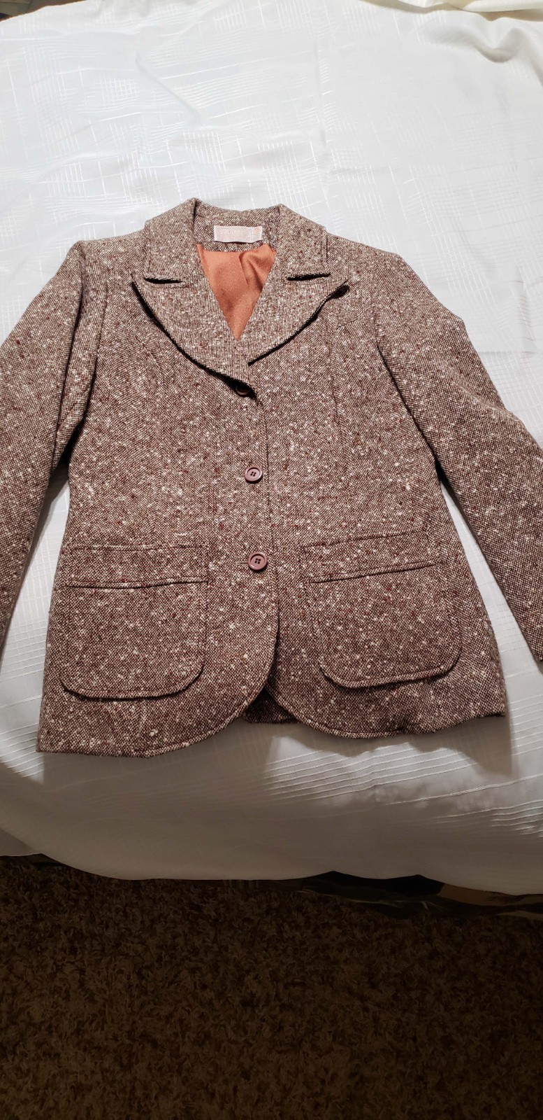 Vintage Pendleton Pant Suit Size 14 pants/jacket – rust color