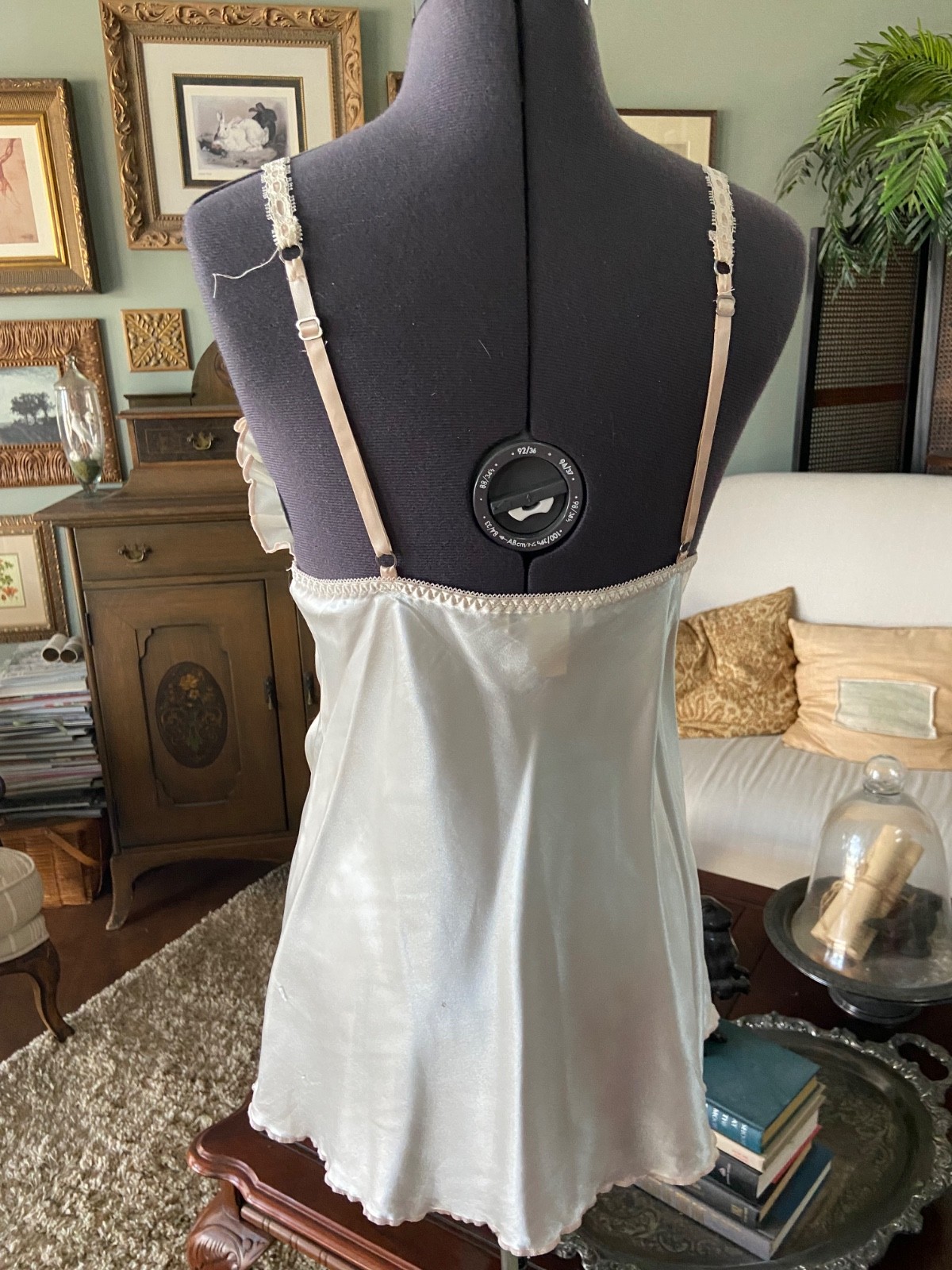 Cinemaetoile Seductivewear Shorty Nightgown & Robe Ivory & Pink Size M NWT