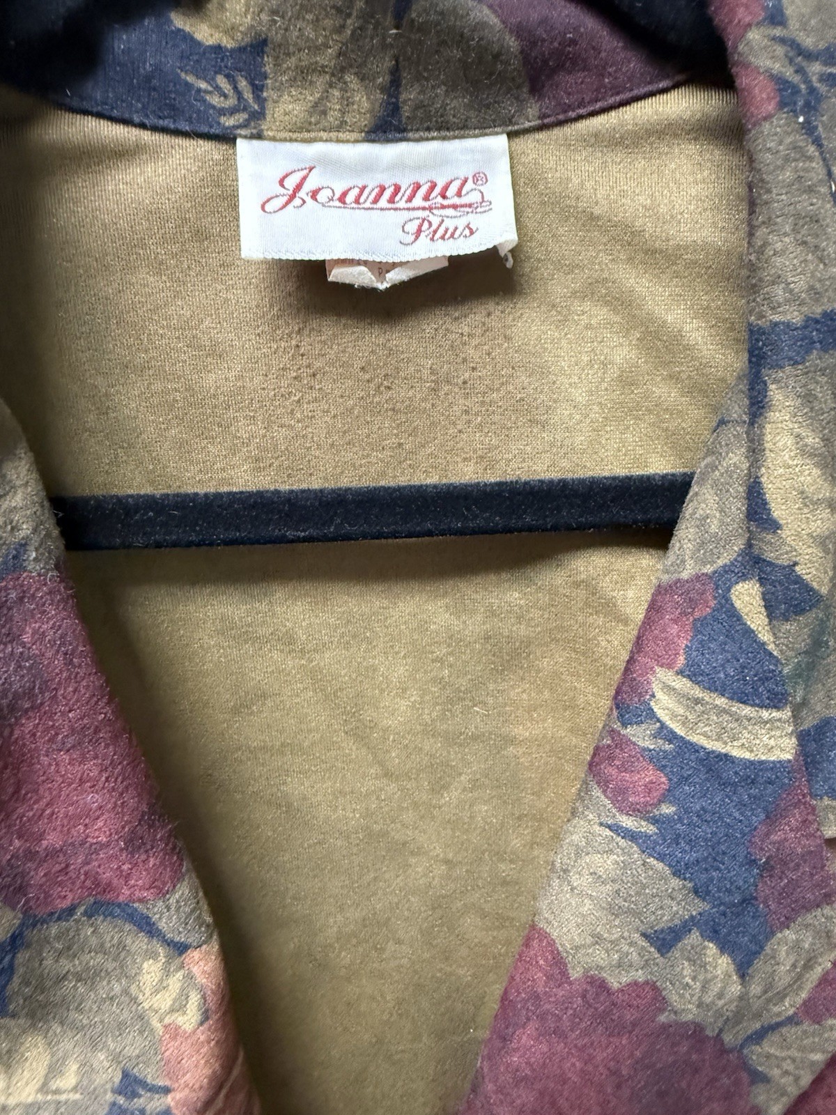 Joanna Plus Vintage Fall Colors Long Blazer One Button Size 22 Pre-Owned Good