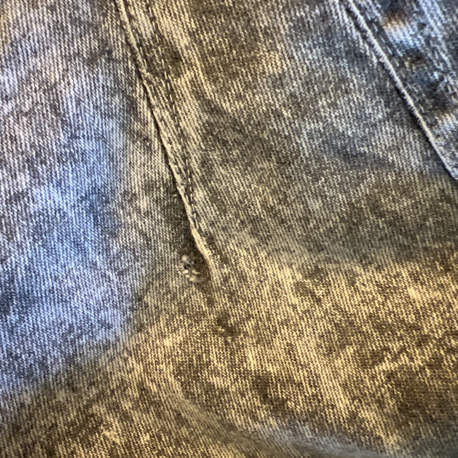 Vintage Champagne West Dress Size 7/8 Gray Acid Wash Denim Dolman USA 80s 90s