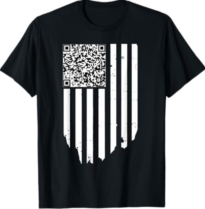 Funny QR President Trump Dance Code T-Shirt