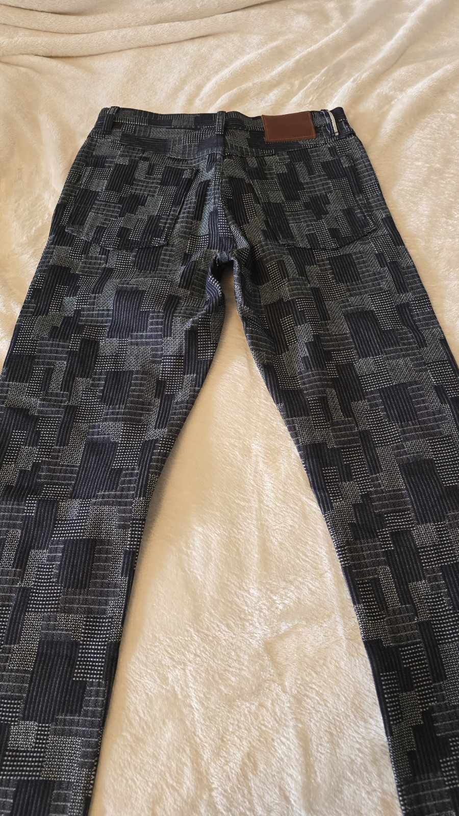 ☆ Gustin ☆ California Patchwork Pants (Size 32) Straight Fit Streetwear Skater