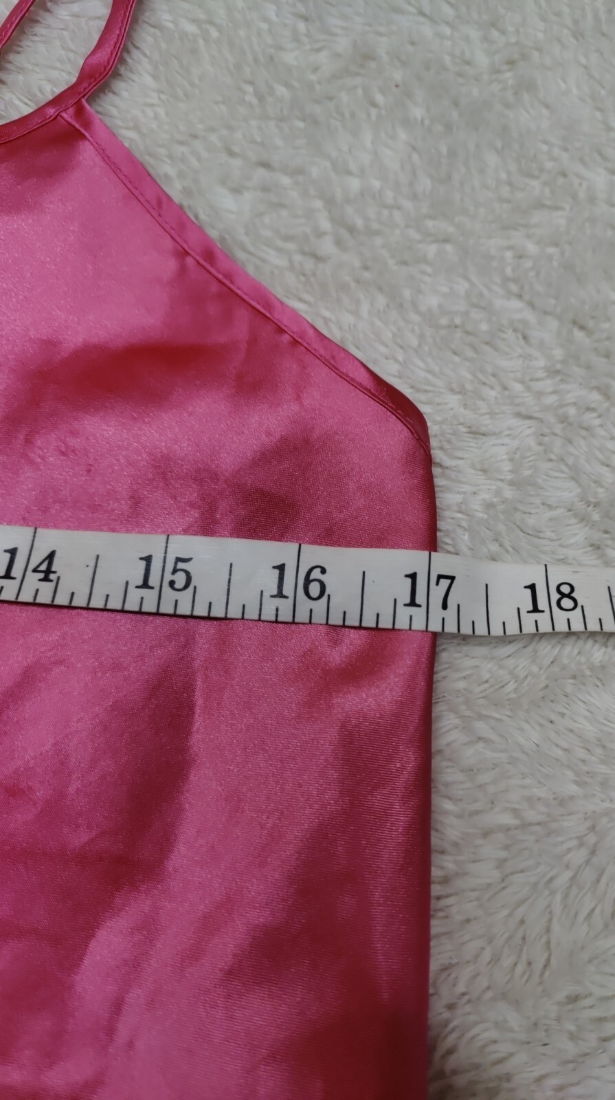 • Vintage Basic Editions Women&rsquo;s Sexy Satin Chemise Nightie Slip Sz Medium Coral
