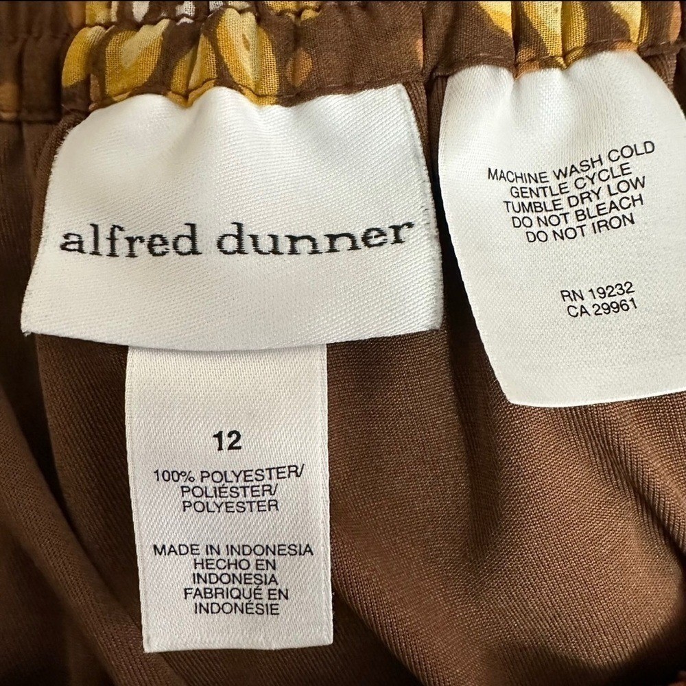 90s Alfred Dunner Hippie Boho Broomstick Skirt Size 12