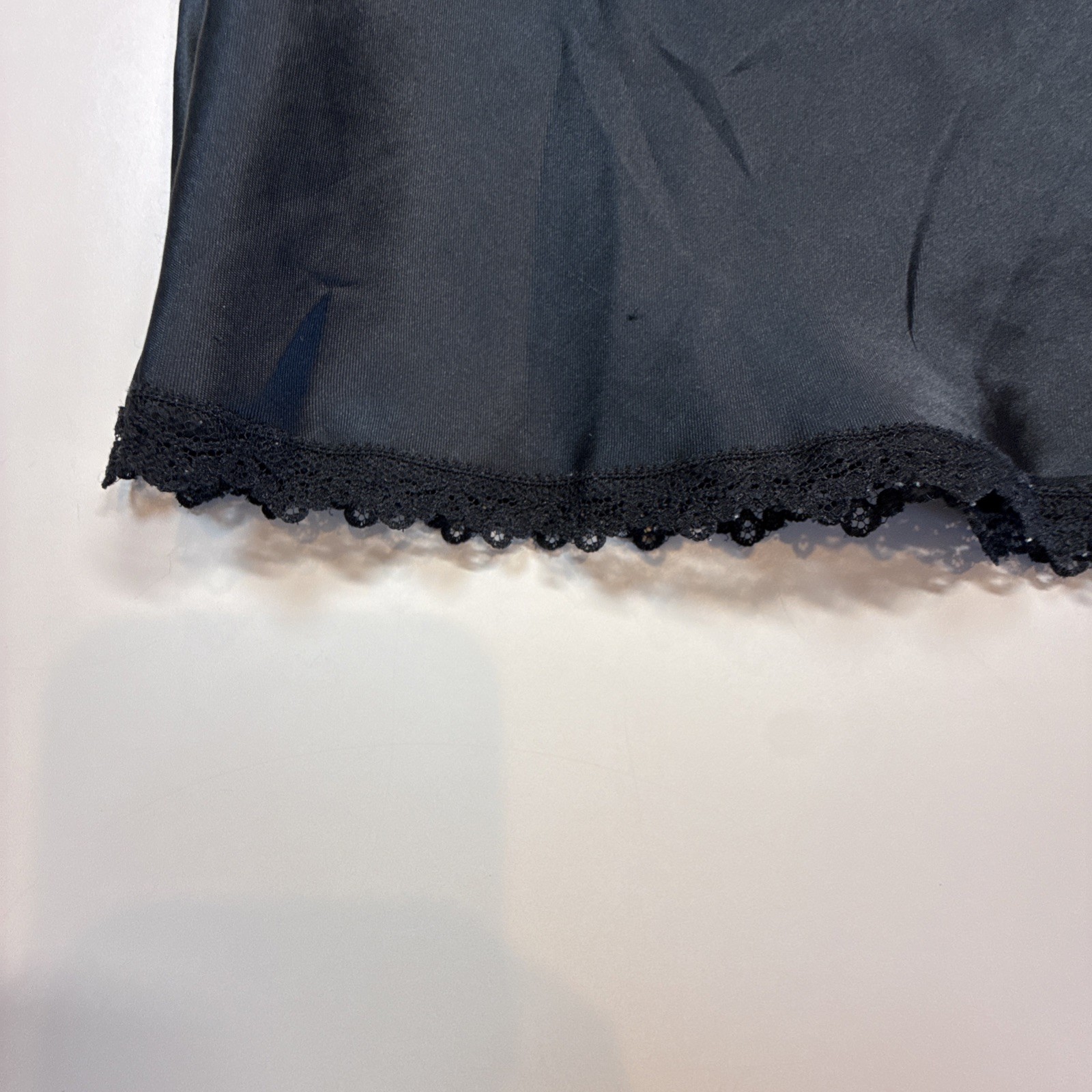Vintage 1980s Maidenform « Something Special » Black Full Slip Size 32 USA Union