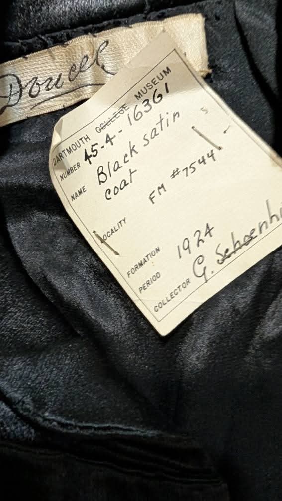 Jacques Doucet Paris 1924 Haute Couture Opera Coat Museum Deaccession Provenance
