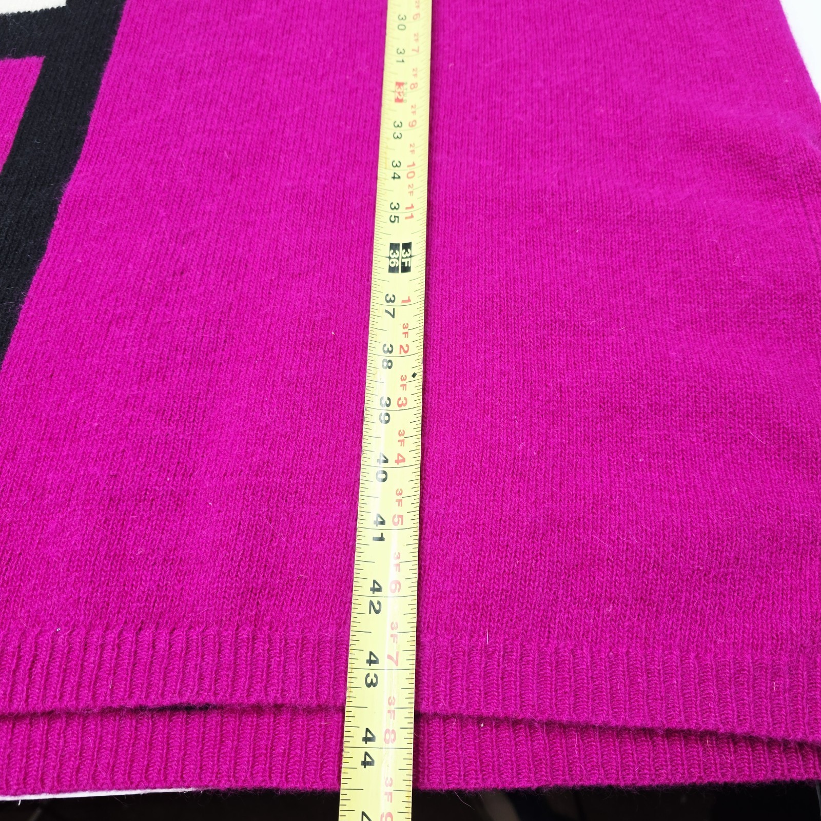 80s Richard & Company Angora Lambswool Colorblock Geometric Sweater Dress Large