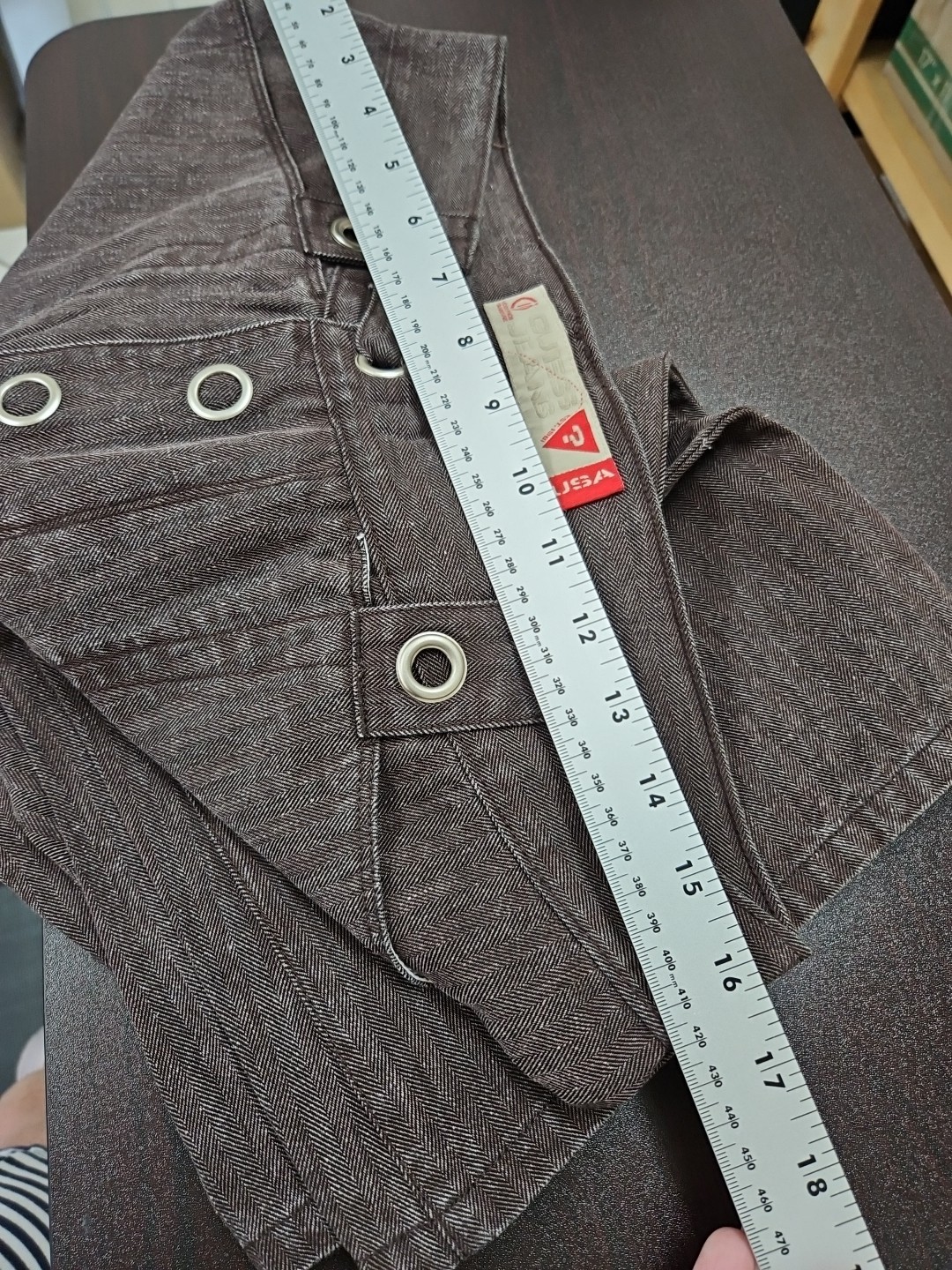 Vintage Y2K Dead Stock 1990&rsquo;s Guess Jeans Size 33 Wide Leg Snaps