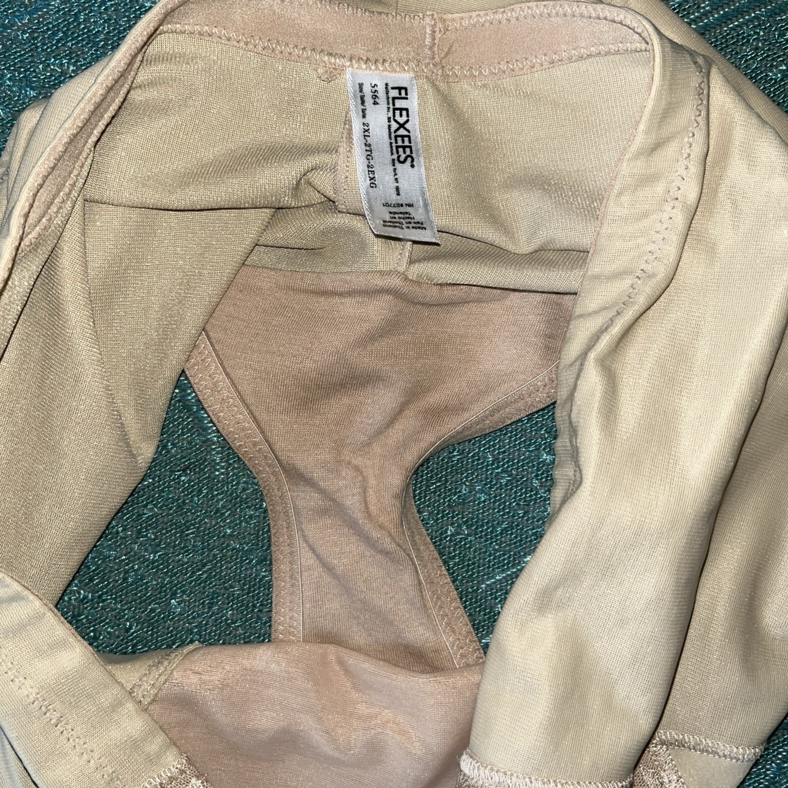 3 Vtg Shapewear Flexees Bali Plus Size 2XL Panties Shaper Briefs Second Skin