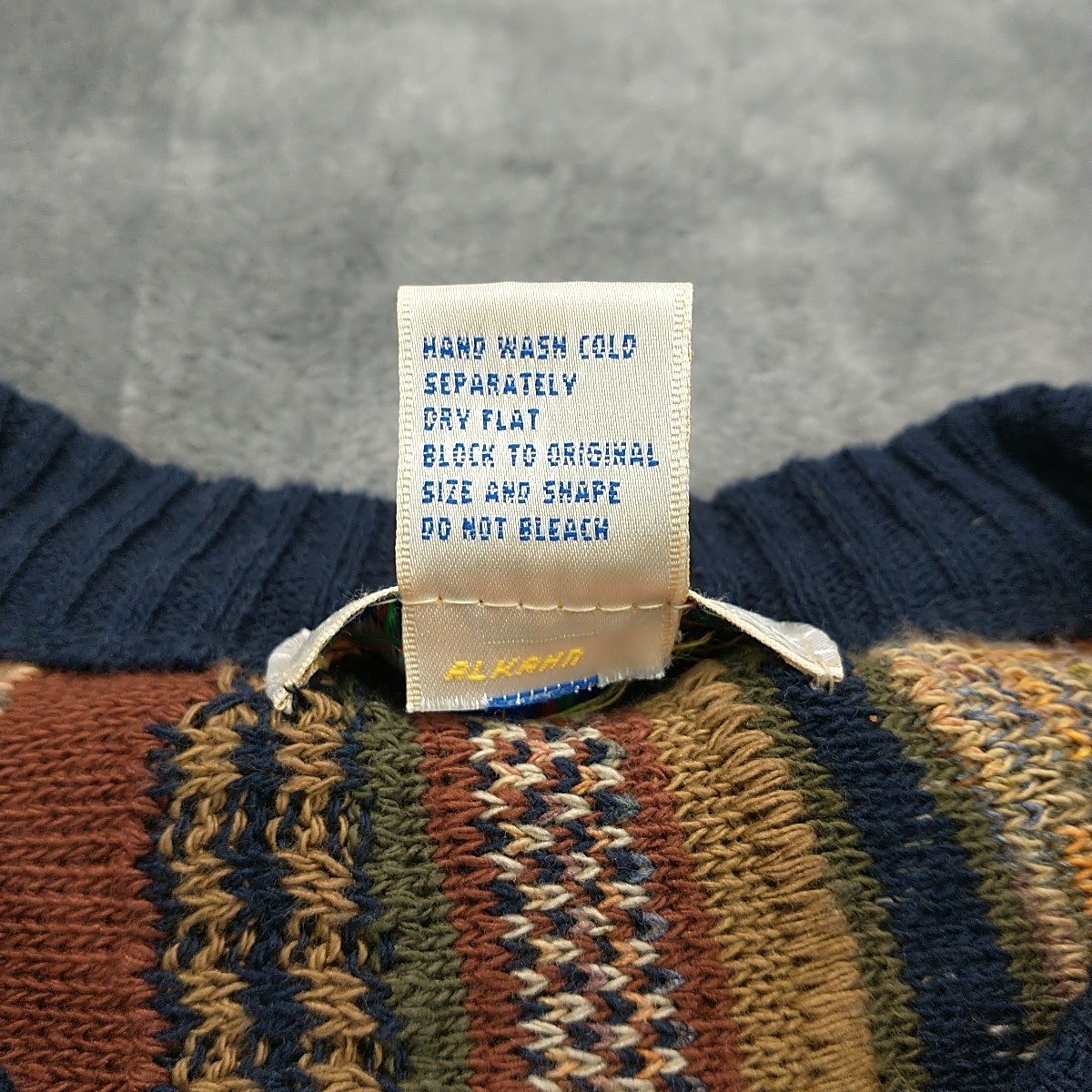 Vintage Murano Coogi Style Sweater Multicolor 90s Size Large