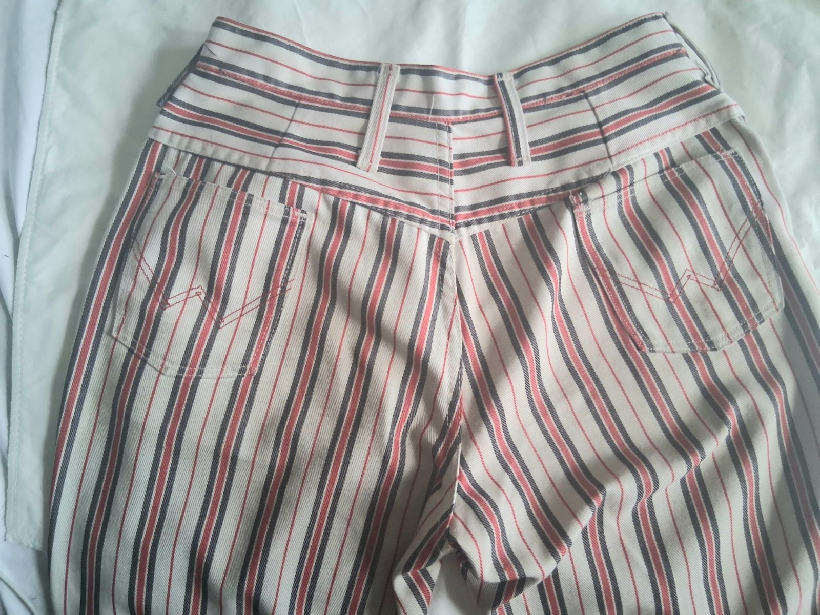 VINTAGE WRANGLER PANTS FLARES STRIPED – USA 13 / 14