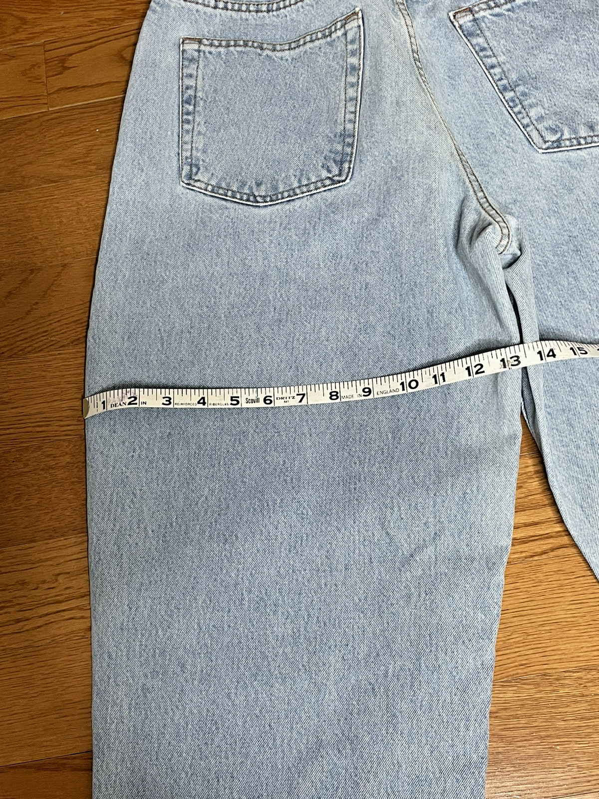 Guess 34×30 Actual 33×30 Mom High Waist Denim Taper Leg Y2K Double Button Jeans