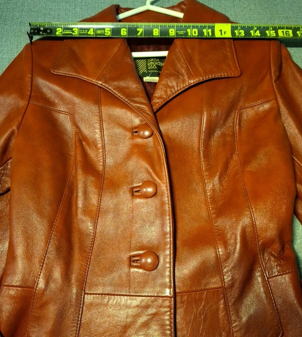 Vintage Ami Leather Ltd Fitted Lined Women&rsquo;s Flared Trench Coat BURGUNDY Sz 10