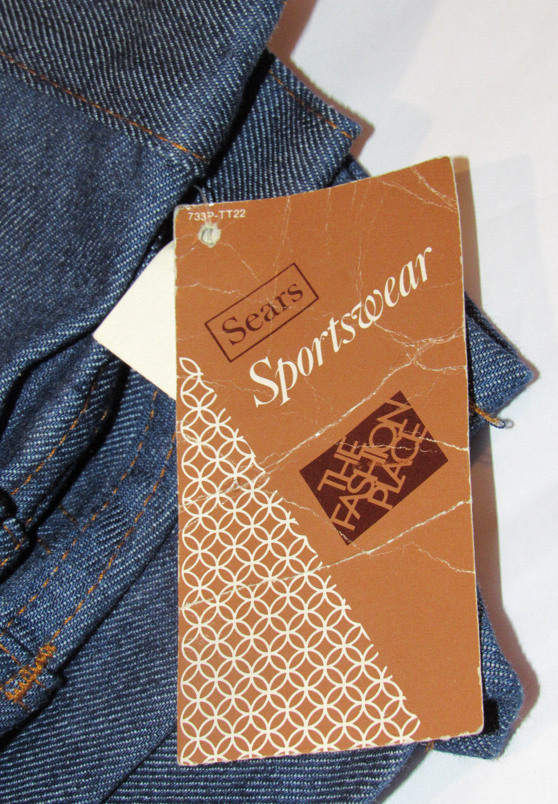 VTG 1970s SEARS UNUSED WOMEN&rsquo;S JEANS! &lsquo;JEANS THAT FIT&rsquo;! 10 PETITE/REGULAR HIPS
