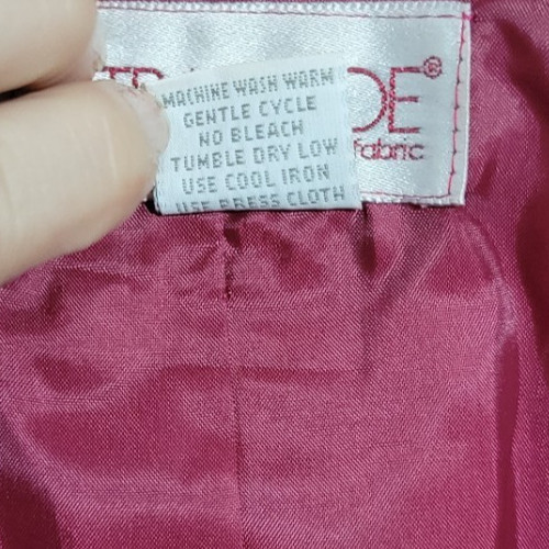 Pristine 70s VTG Ultrasuede Blazer Jacket Magenta Pink Gold Buttons Lined USA 10