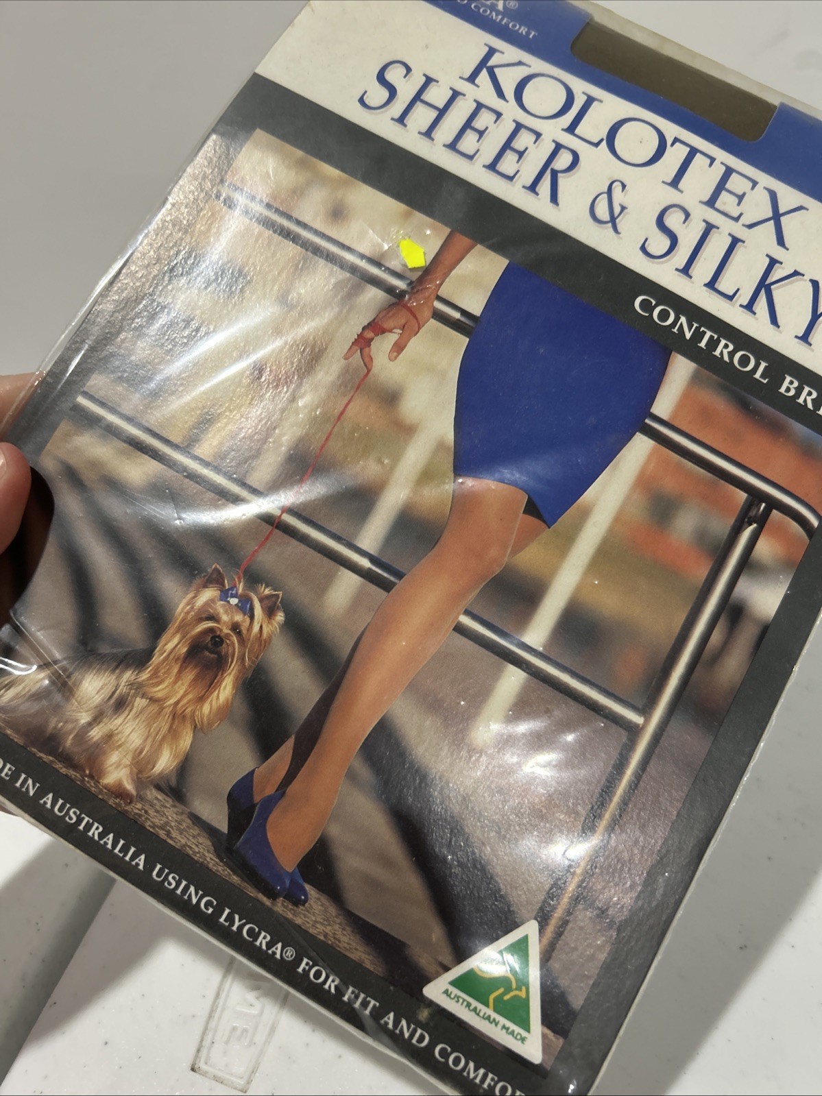 Vintage Kolotex Sheer & Silly Control Brief Bronze Tall New Old Stock