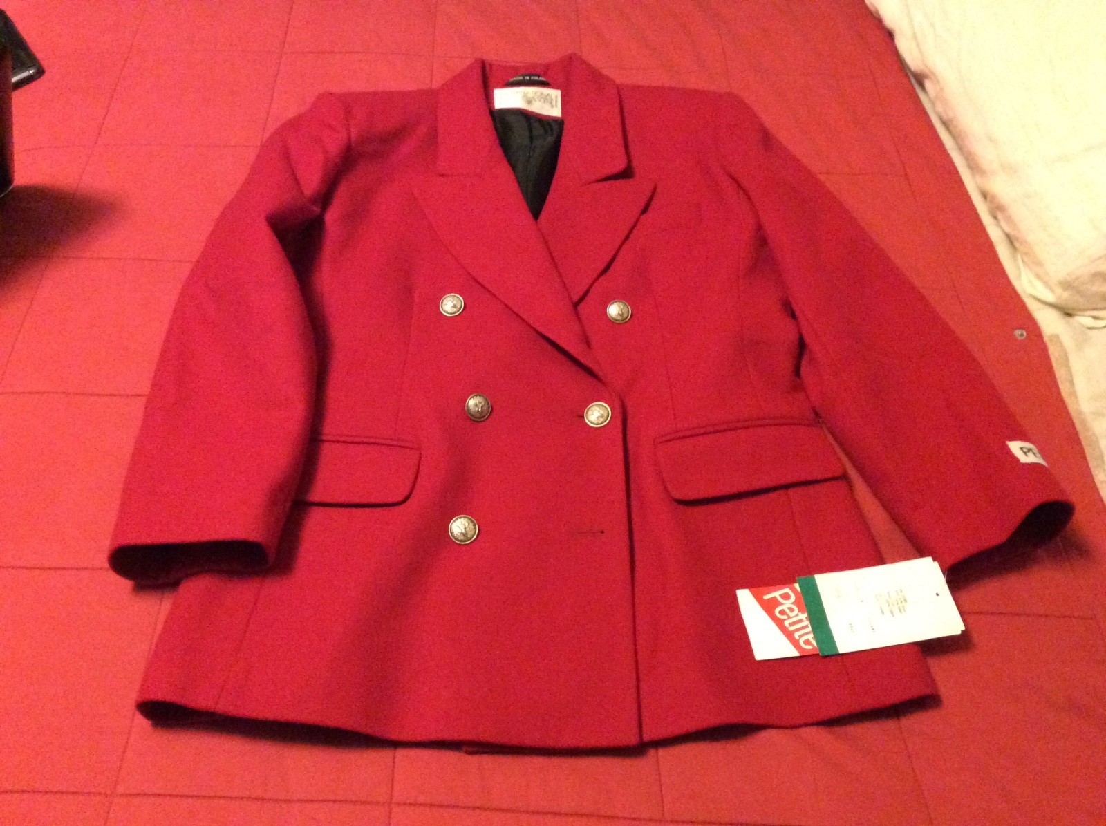 Vintage International Scene Jacket Blazer Wool Blended Women’s Size 9/10 NWT
