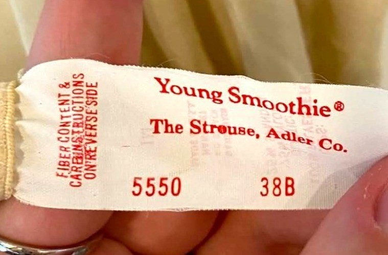 Vintage Young Smoothie Pretty Lite Briefer Beige Seamless Soft Cup 38B