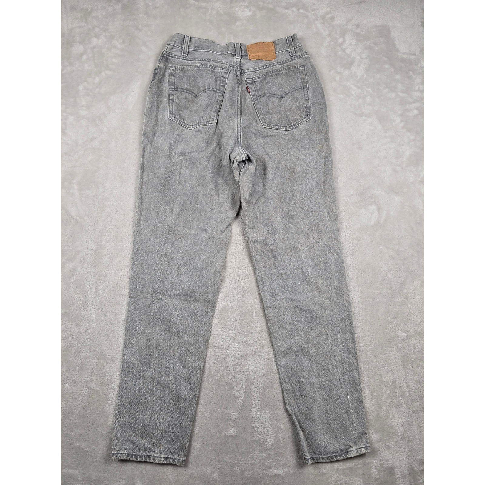 Vintage Levi&rsquo;s 501 Jeans Womens 29×30 Grey Straight Leg Denim Button Fly *Read