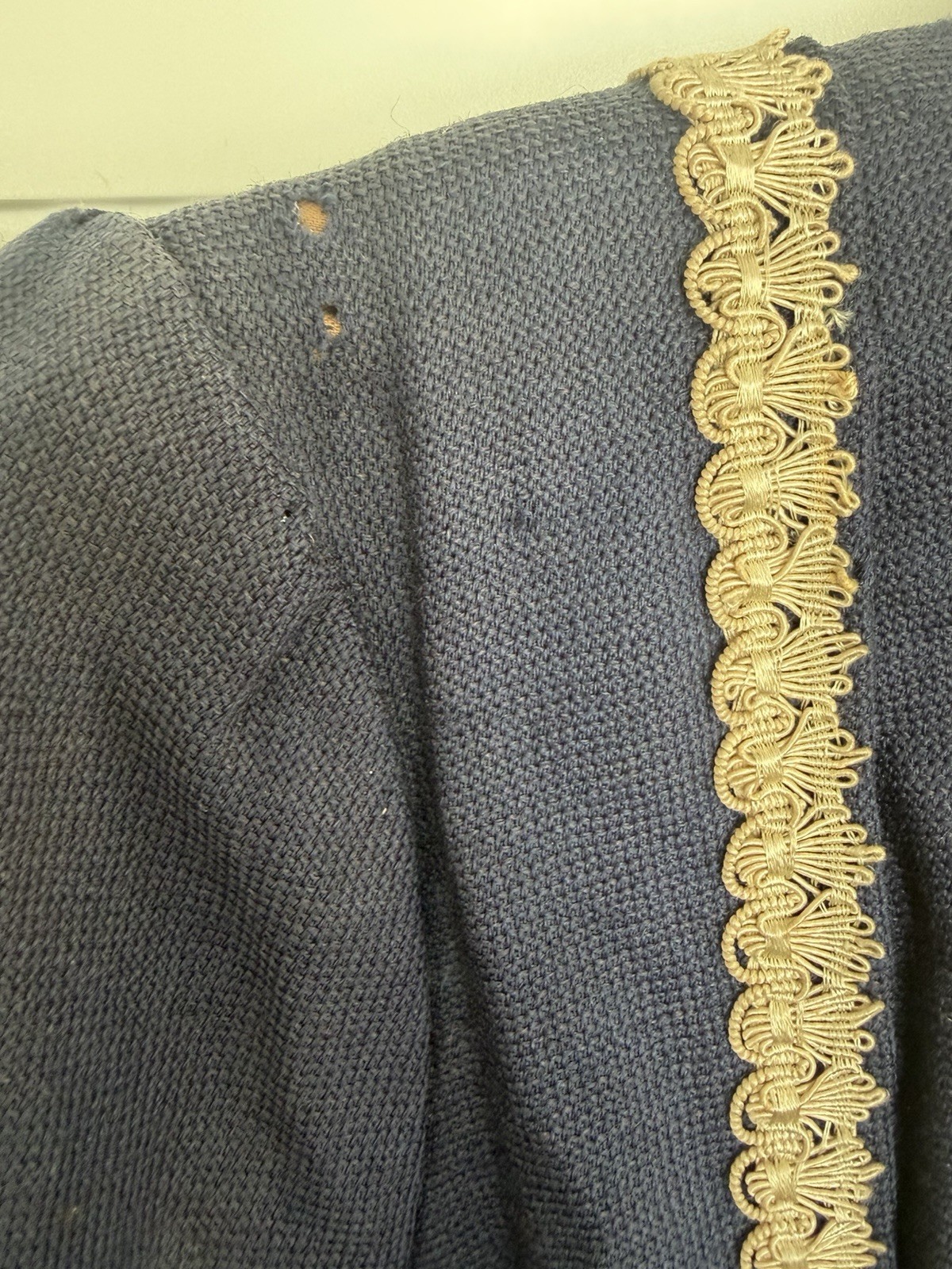 Victorian Heavy Blue Winter Walking Suit