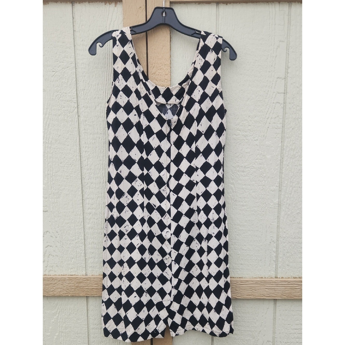Vintage 90s Jams World Diamond Check Retro Edgy Boho Whimsigoth Bella Vamp Small