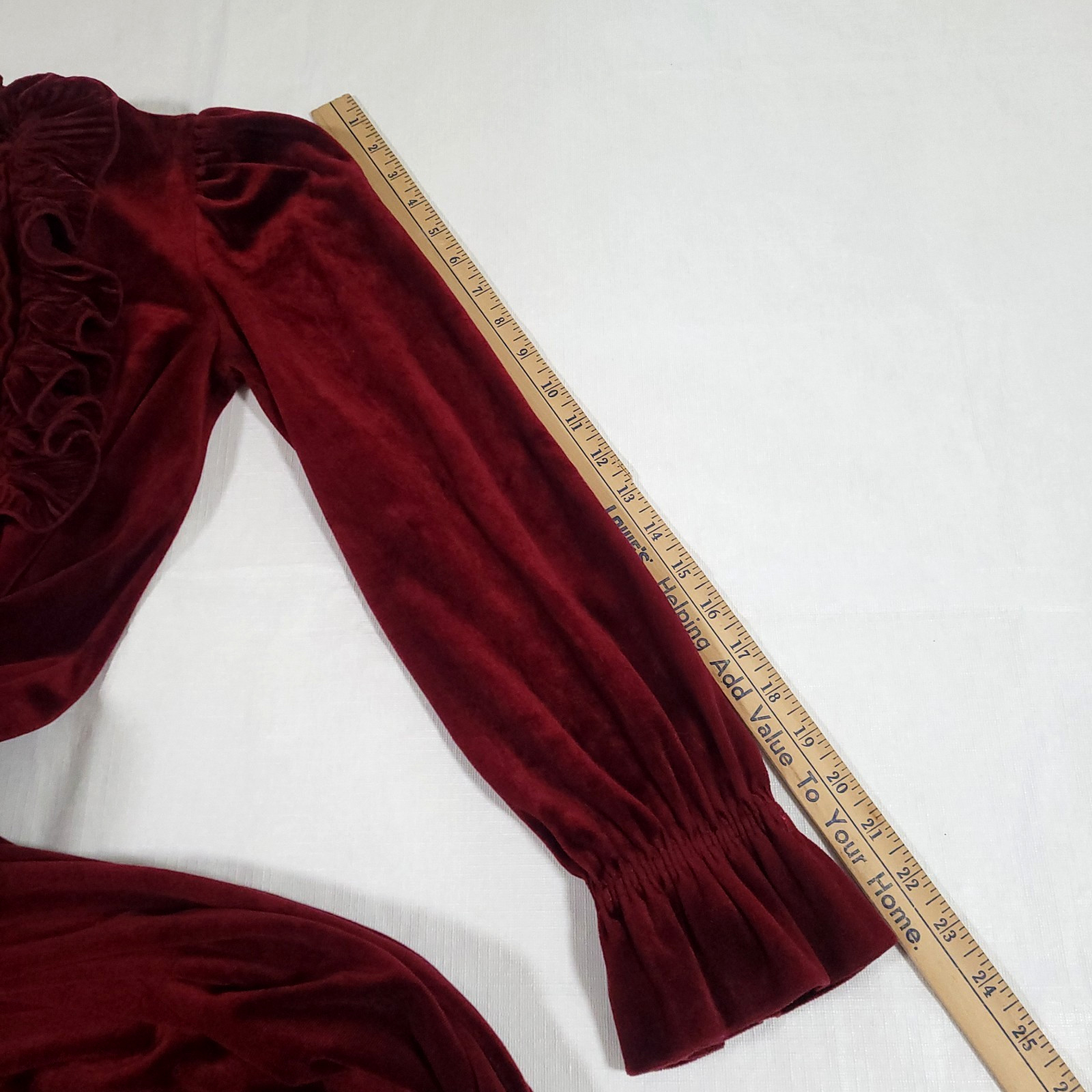 Velvet victorian goth maxi Nightgown Gilligan O&rsquo;Malley M Pet Coquette vampire