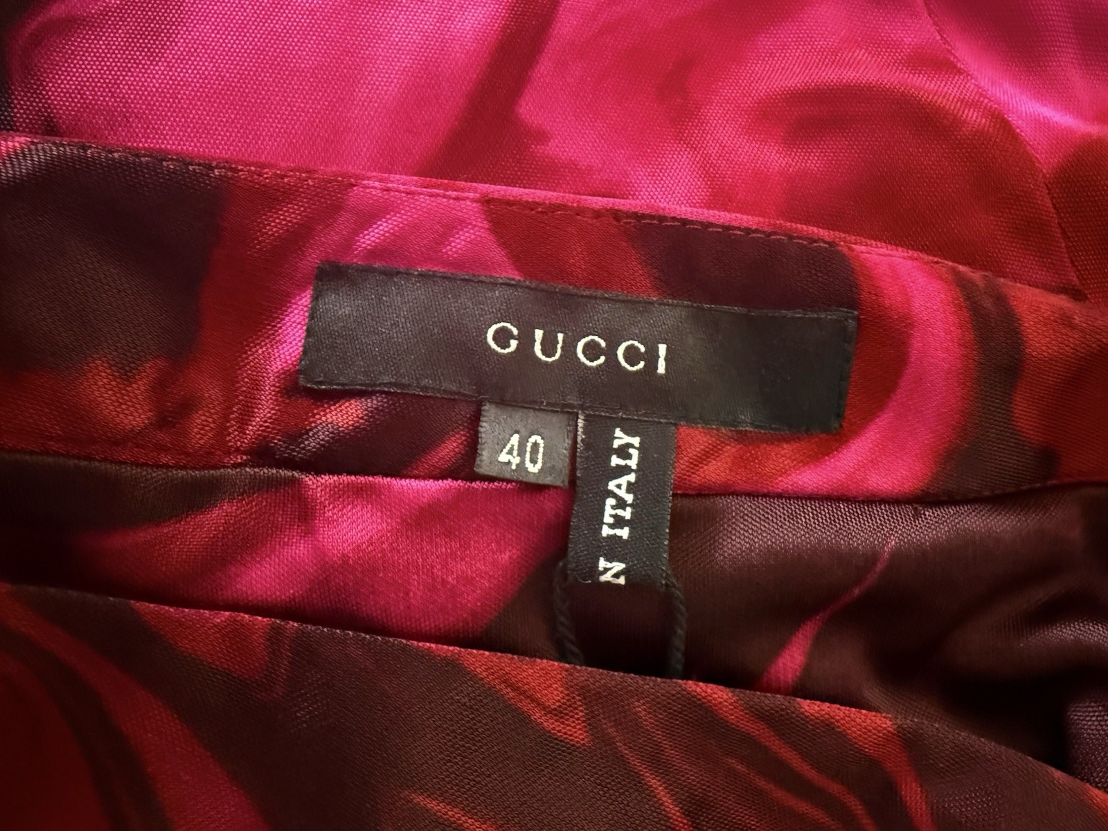 *GUCCI by TOM FORD* S/S 2001 “Liquid Magma” 2-Piece Wrap Top & Skirt Ensemble