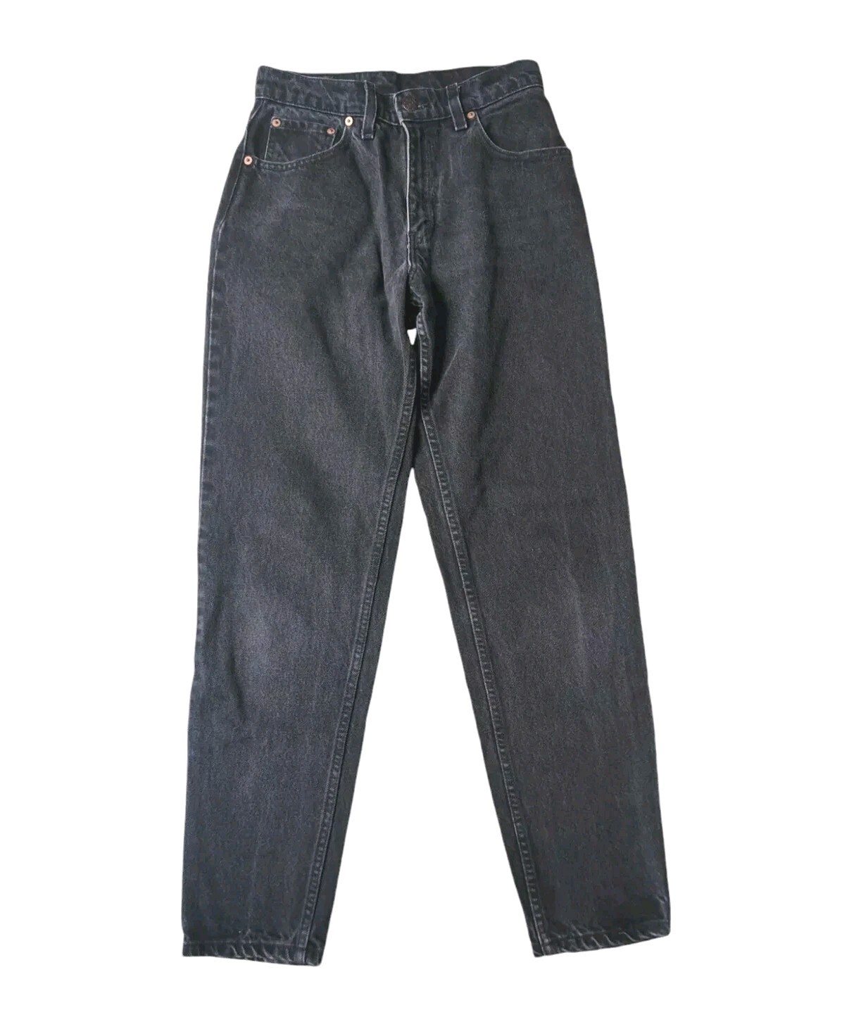 Vintage Levis 550 XX Women&rsquo;s Size 5 Waist 26 Jeans Black Made in USA 1992